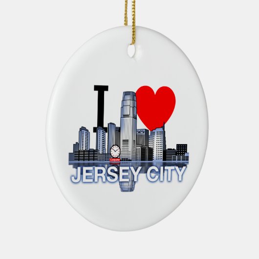 I Love Jersey City Ornament (Rechts)