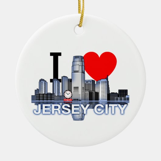 I Love Jersey City Ornament (Voorkant)