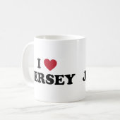 I Love Jersey Koffiemok (Voorkant links)