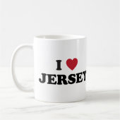 I Love Jersey Koffiemok (Links)