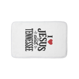 I Love Jesus and Tennessee Vintage Christian Desig Badmat