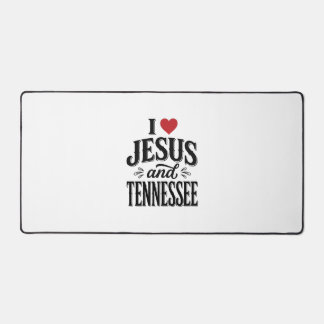 I Love Jesus and Tennessee Vintage Christian Desig Bureaumat