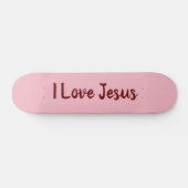 I Love Jesus Athletic Skateboard (Horizontaal)