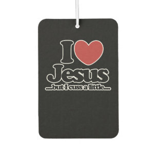 I love Jesus but I cuss a little Luchtverfrisser