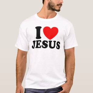I Love Jesus Christelijk Faith Church BijbelJezus T-shirt