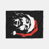 I Love Jesus Christmas Green  Fleece Deken (Voorkant (Horizontaal))