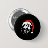I Love Jesus Christmas Green Ronde Button 5,7 Cm (Voorkant /achterkant)