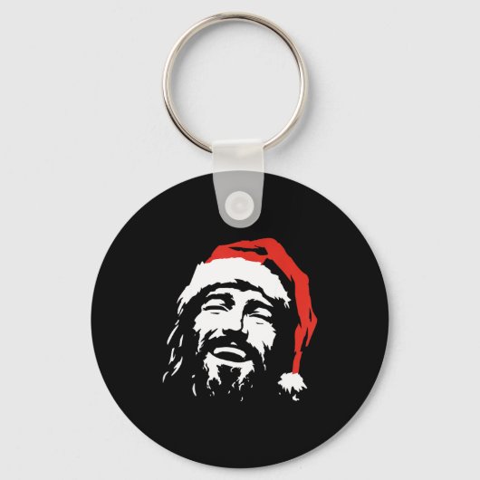 I Love Jesus Christmas Green  Sleutelhanger (Voorkant)