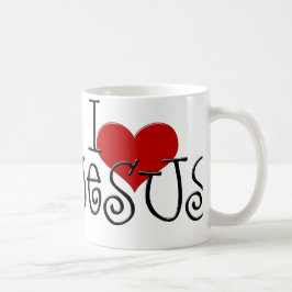 I Love Jesus Coffee Mok Cup