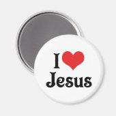 I Love Jesus Magneet (Voorkant / Achterkant)