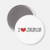 I Love Jesus Magneet (Voorkant / Achterkant)