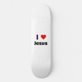 I Love Jesus Persoonlijk Skateboard (Voorkant)