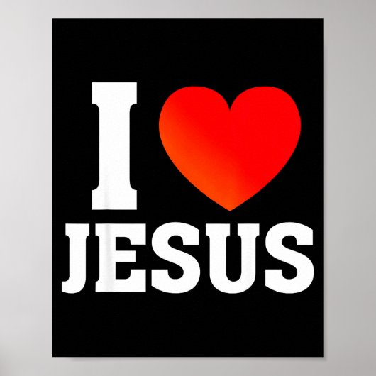 I Love Jesus  Poster (Voorkant)