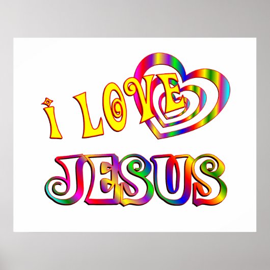 I Love Jesus Poster (Voorkant)