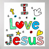 I Love Jesus Poster (Voorkant)