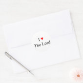 I Love Jesus Ronde Sticker (Envelop)
