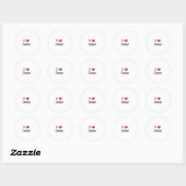I Love Jesus Ronde Sticker (Vel)