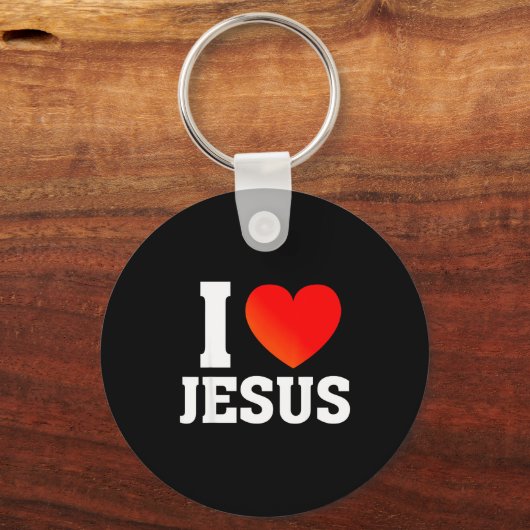 I Love Jesus Sleutelhanger (Voorkant)