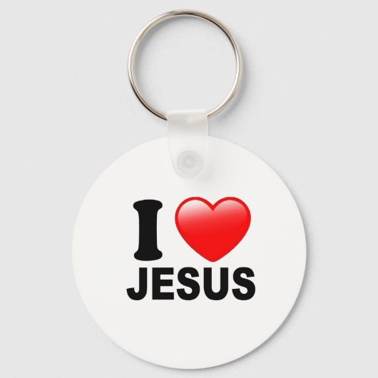 I Love Jesus Sleutelhanger (Voorkant)