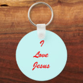 I Love Jesus Sleutelhanger (Voorkant)