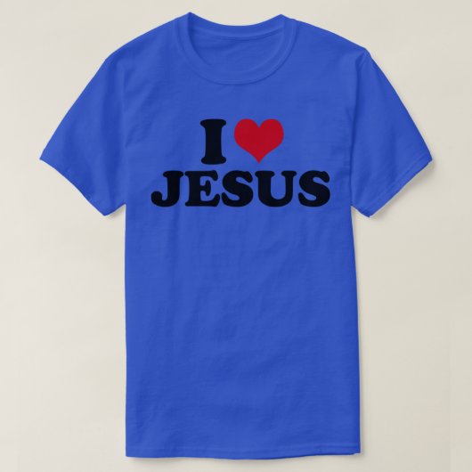 I Love Jesus T-shirt (Design voorkant)
