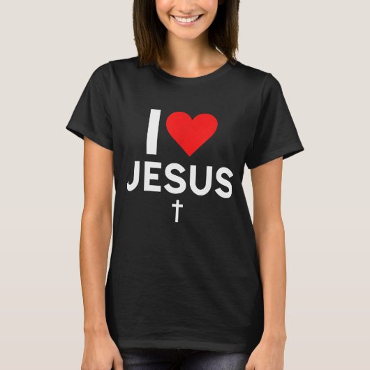I Love Jesus T-shirt (Voorkant)