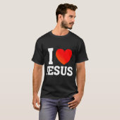 I Love Jesus  T-shirt (Voorkant volledig)