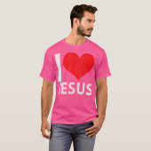 I Love Jesus T-shirt (Voorkant volledig)