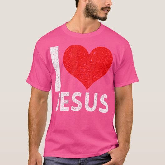 I Love Jesus T-shirt (Voorkant)