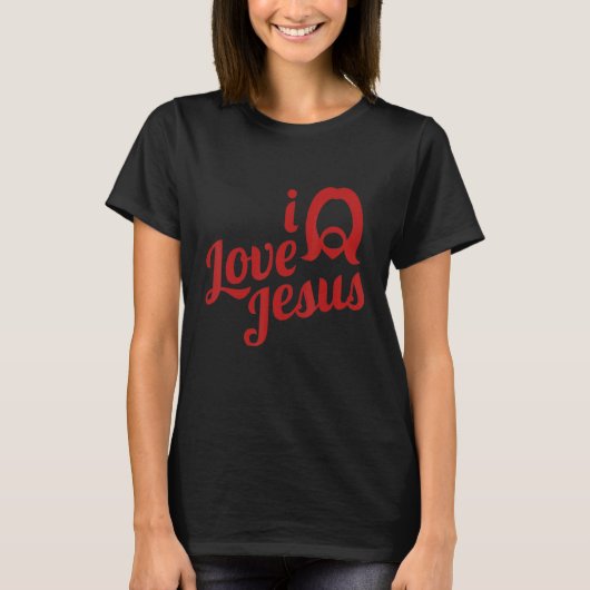 I Love Jesus T-shirt (Voorkant)