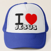i love JESUS Trucker Pet (Voorkant)