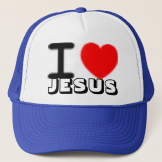 i love JESUS Trucker Pet