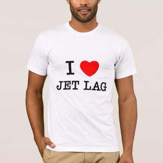 I Love Jet Lag T-shirt (Voorkant)