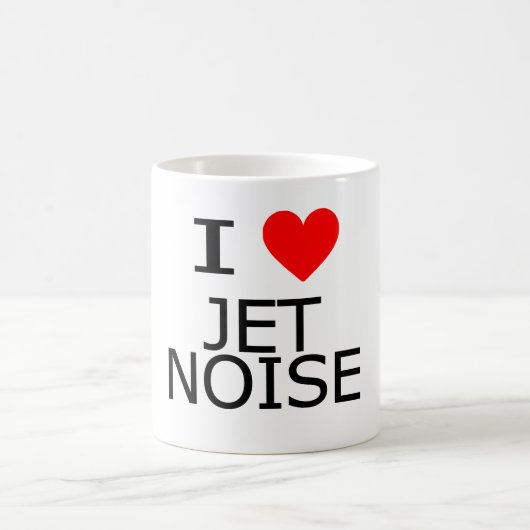 I Love Jet Noise Koffiemok (Center)
