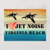 I Love Jet Noise Virginia Beach Briefkaart (Voorkant)