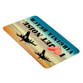 I Love Jet Noise Virginia Beach Magneet (Rechterzijde)