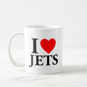 I Love Jets Koffiemok (Links)