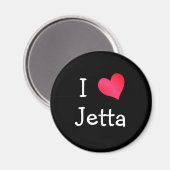 I Love Jetta Magneet (Voorkant / Achterkant)