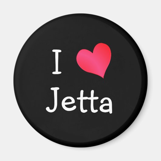 I Love Jetta Magneet (Voorkant)