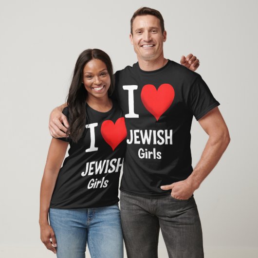 I Love Jewish Girls Funny Hanukkah T-shirt (Unisex)