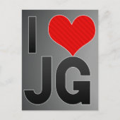 I Love JG Briefkaart (Voorkant)