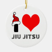 I Love Jiu-Jitsu Design Keramisch Ornament (Voorkant)