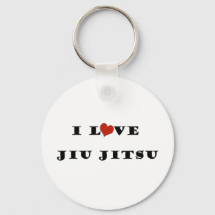 I Love Jiu Jitsu.png Sleutelhanger