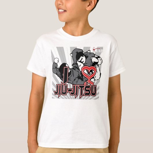 I Love Jiu-Jitsu T-shirt (Voorkant)