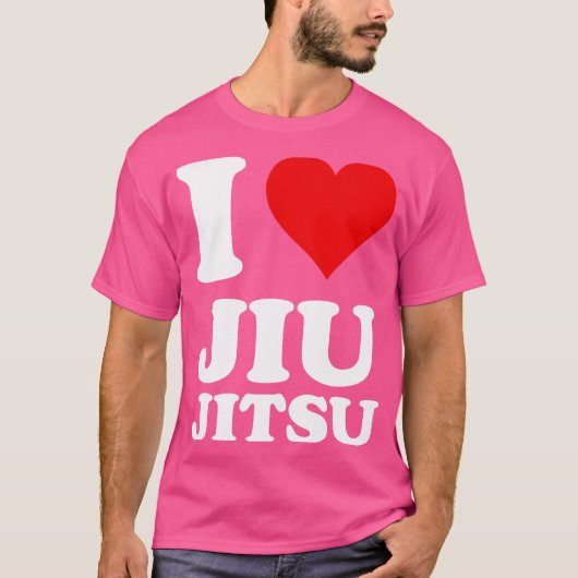 I Love Jiu Jitsu T-shirt (Voorkant)