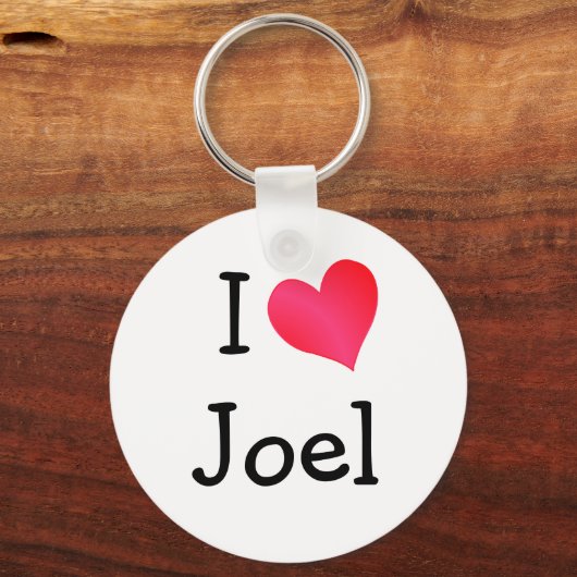 I Love Joel Sleutelhanger (Voorkant)