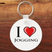 I Love Jogging Sleutelhanger (Voorkant)