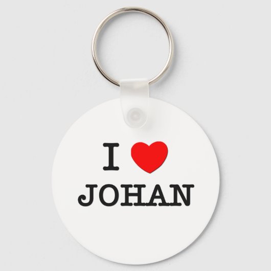 I Love Johan Sleutelhanger (Voorkant)