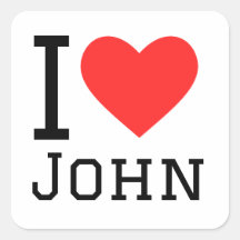 I love john