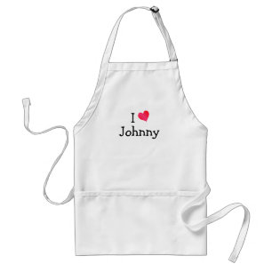 I Love Johnny Standaard Schort